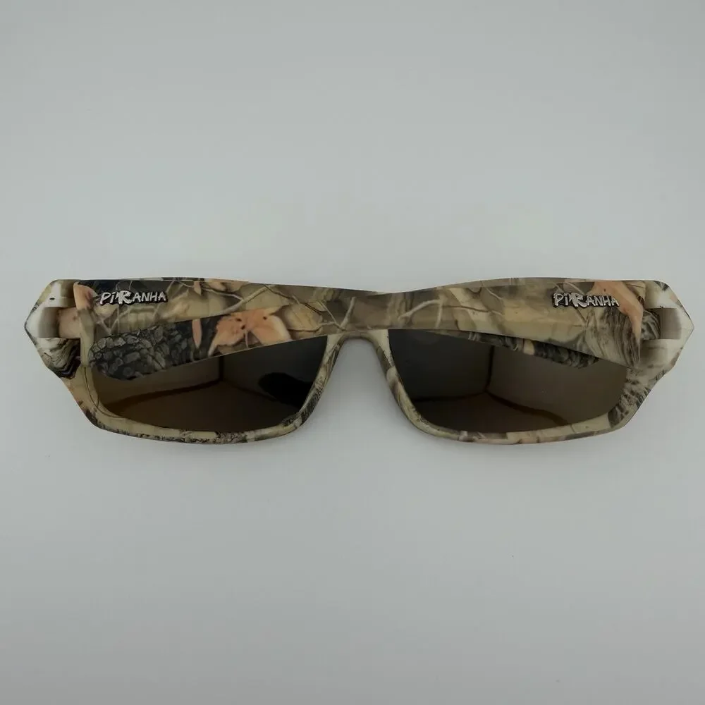 Piranha Polarized 105 Sport Sunglasses Camo Wrap Hunting Fishing #50574B